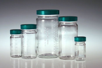 CLEAR MED ROUND BOTTLE 8 OZ TF  