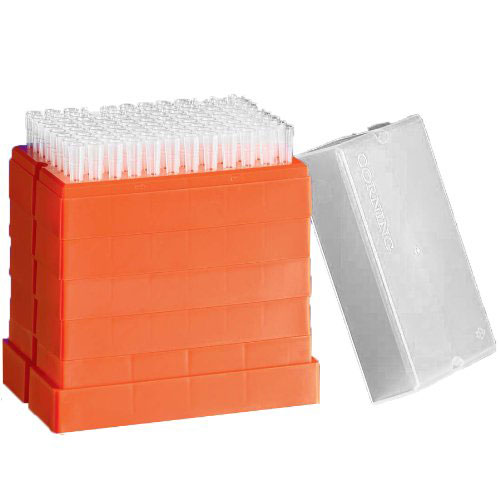 1-200ul NATURAL PIPET TIPS 480 TIP STACK RACK NONSTERILE