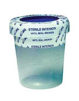 SPECIMEN CUP STERILE INDIVIDUALLY WRAPPED